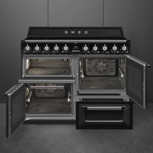 Smeg TR4110IBL2 Standherd mit Induktion 110 cm im Victoria Design