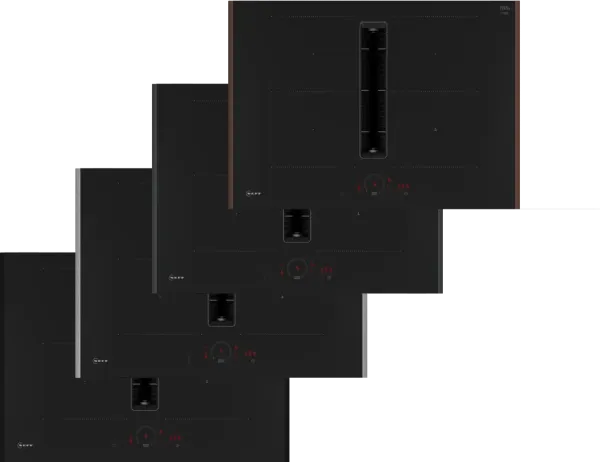 NEFF V57YHQ4C0 N 70 Induktionskochfeld mit Dunstabzug 70 cm Flex Design