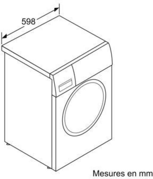 BOSCH WIW24347FF Serie 6 Waschmaschine, Frontlader 7 kg 1200 U / min