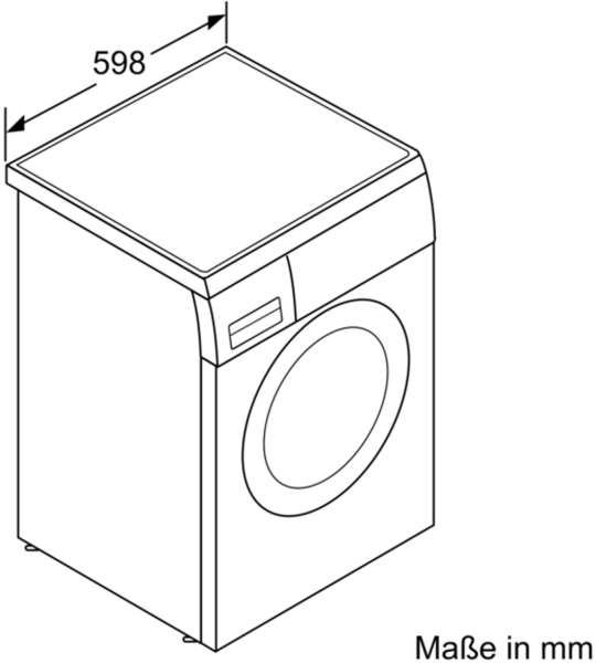 Siemens WU14UT92 iQ500 Waschmaschine, unterbaufähig - Frontlader 9 kg 1400 U/min.