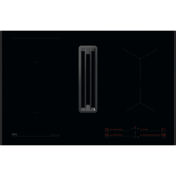 AEG  XCB6845AB AUTARKES KOCHFELD MIT INTEGRIERTEM DUNSTABZUG, MULDENLÜFTER, WLAN-FÄHIG, UMLUFT, 80CM