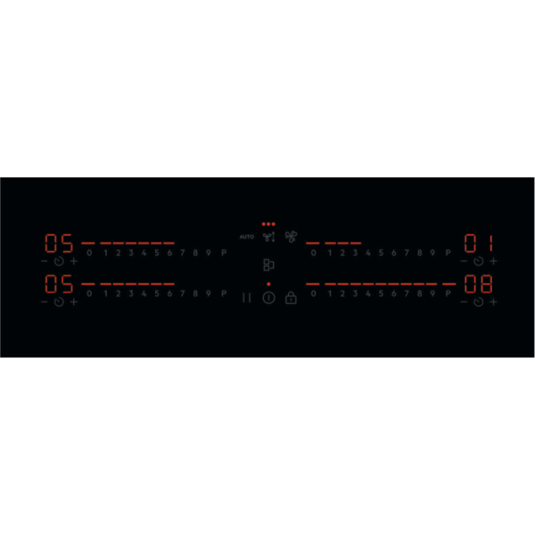 AEG  XCB6845AB AUTARKES KOCHFELD MIT INTEGRIERTEM DUNSTABZUG, MULDENLÜFTER, WLAN-FÄHIG, UMLUFT, 80CM