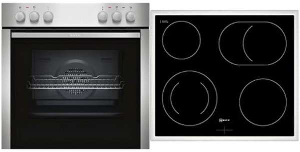 NEFF XE1Herdset Edelstahl (E1DCA0AN0 + M13R42N2 )