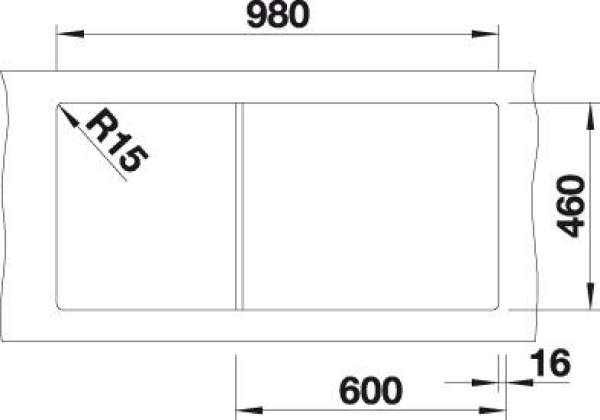 Blanco 521904 MEVIT XL 6 S Granitspüle