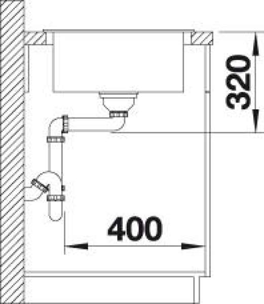 Blanco 521904 MEVIT XL 6 S Granitspüle