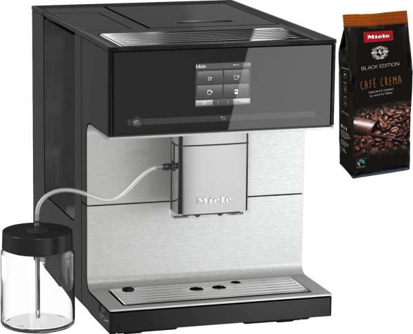 Miele CM 7350 Stand-Kaffeevollautomat CoffeePassion Obsidianschwarz