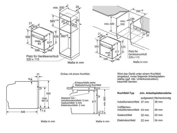 Neff B45CS24N0 N90 Ein­bau-Back­ofen 71 L Sen­sor-Tas­ten mit EasyClean Edelstahl Slide & Hide EEK: A