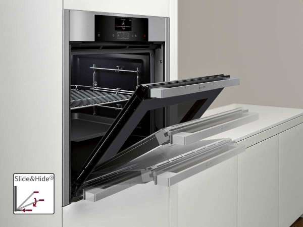 Neff B45CS24N0 N90 Ein­bau-Back­ofen 71 L Sen­sor-Tas­ten mit EasyClean Edelstahl Slide & Hide EEK: A