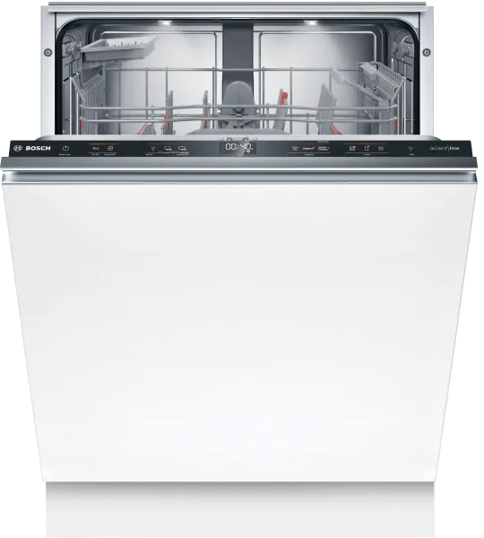 BOSCH SBT6EB801E Serie 6, Vollintegrierter Geschirrspüler, 60 cm, XXL, VarioScharnier für besondere Einbausituationen