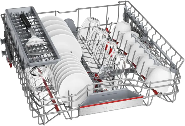 BOSCH SBT6EB801E Serie 6, Vollintegrierter Geschirrspüler, 60 cm, XXL, VarioScharnier für besondere Einbausituationen