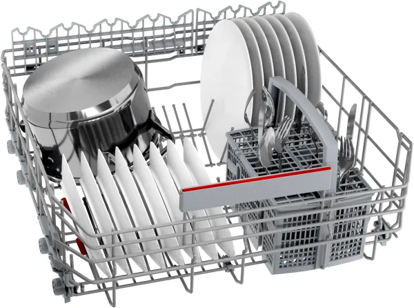 BOSCH SBT6EB801E Serie 6, Vollintegrierter Geschirrspüler, 60 cm, XXL, VarioScharnier für besondere Einbausituationen