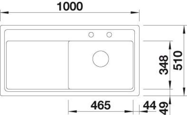 Blanco 517525 ZENAR XL 6 S