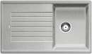 BLANCO 516747 ZIA 45 SL SILGRANIT Steingrau ohne Ablauffernbedienung reversibel