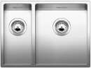 BLANCO  516149 CLARON 340/180-IF, Edelstahl Seidenglanz
