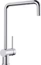Blanco 512322 FINESS, Küchenarmatur-Einhebelmischer, Oberfläche chrom, Hochdruck