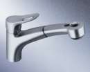 Blanco 512553 MERKUR-S, Messing galvanisch, Edelstahl finish, Niederdruck