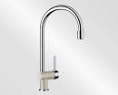 Blanco 512756 FILO-S, Messing SILGRANIT-Look zweifarbig, sand/chrom, Hochdruck