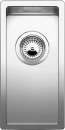 Blanco 513528 CLARON 180-IF, Edelstahl Seidenglanz, ohne Ablauffernbedienung, keine Beckenlage, 300 mm Untermaß