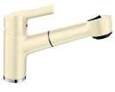BLANCO 514874 ELIPSO-S II, Messing Keramik-Look, vanilla, Hochdruck