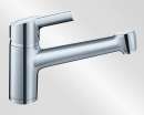 BLANCO 514882 ELIPSO II, Messing galvanisch, Edelstahl finish, Hochdruck