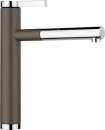 BLANCO 518445  LINEE-S, Messing SILGRANIT-Look zweifarbig, cafe/chrom, Hochdruck