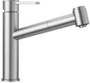 Blanco 523119 Ambis-S Einhebelmischer, Hochdruck, Edelstahl gebürstet