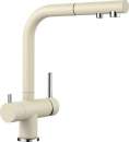 BLANCO 525203 FONTAS-S II, Messing SILGRANIT-Look, champagner, Hochdruck