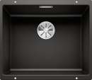 Blanco 525995 SUBLINE 500-U, SILGRANIT, schwarz, ohne Ablauffernbedienung, keine Beckenlage, 600 mm Untermaß