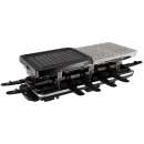Russell Hobbs 19560-56 Raclette Classics für 12 Personen kombinierte Grillfläche mit Marmor- und Metallplatte 1600 Watt schwarz