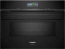 Siemens CM976GMB1 iQ700 Einbau-Kompaktbackofen mit Mikrowellenfunktion 60 x 45 cm Schwarz