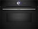 BOSCH CMG7761B1 Serie 8 Einbau-Kompaktbackofen mit Mikrowellenfunktion 60 x 45 cm Schwarz