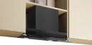 NEFF D67XDP2S0 N 70 Integrierte Designhaube 60 cm Klarglas schwarz bedruckt, Mattschwarz