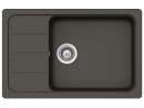 SCHOCK FOMD100LSAGAS Formhaus D-100LS Asphalt  Unterschrank 60 cm Einbauspüle aufliegend CRISTALITE®