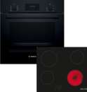 BOSCH HBD231FB66, Einbau-Backofen-Set, (HBF133BA1 + PKE61RAA2E), Einbau-Backofen, Elektro-Kochfeld